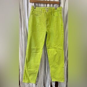 Victor Glenaud straight leg mid rise pant size 6